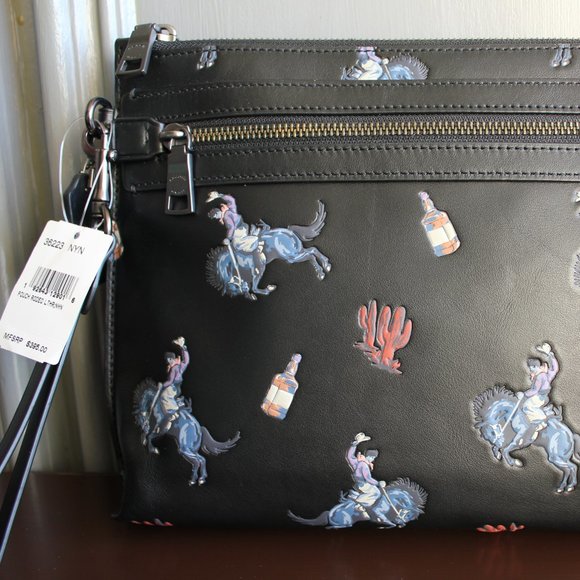COACH ACADEMY POUCH WITH RODEO PRINT - Picture 2 of 6